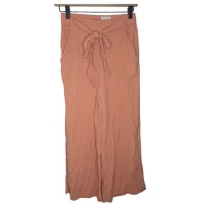 Aritzia Wilfred Wide Leg Tie Pants Size Small